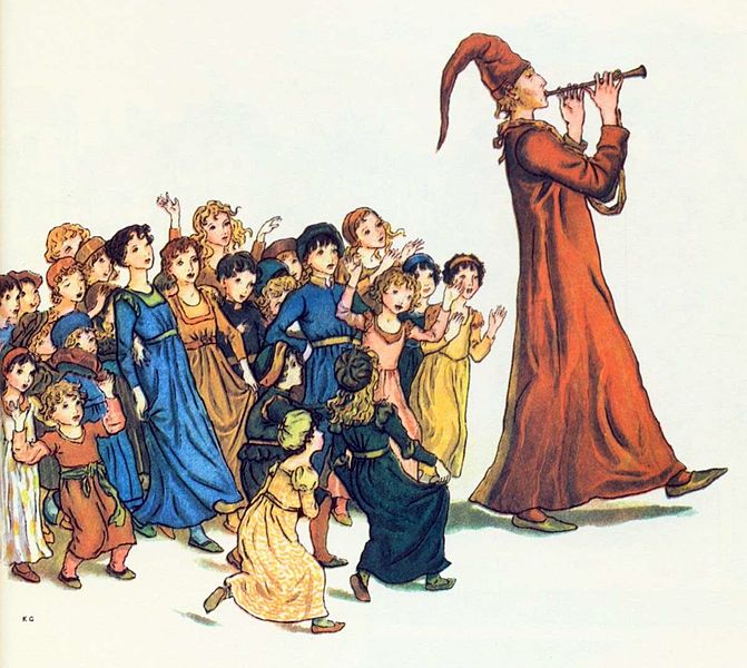 Pied Piper with Children