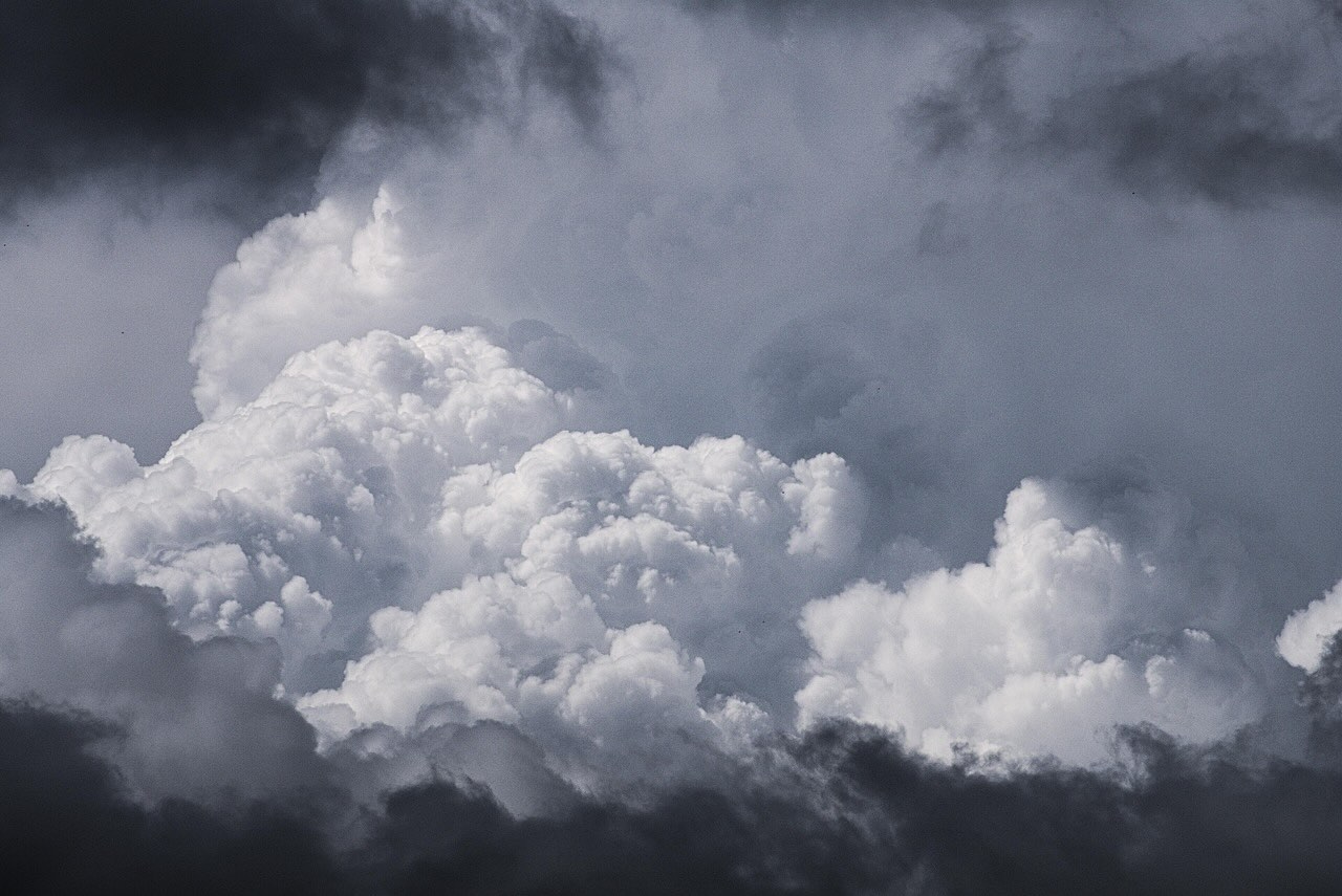 dark clouds