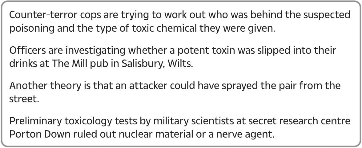 Excerpt from BBC