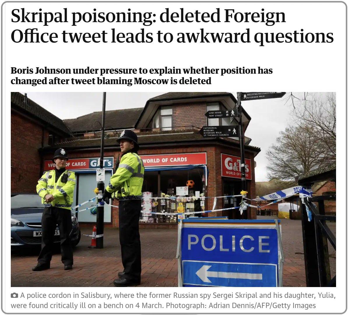 Deleted Foreign Office Tweet
