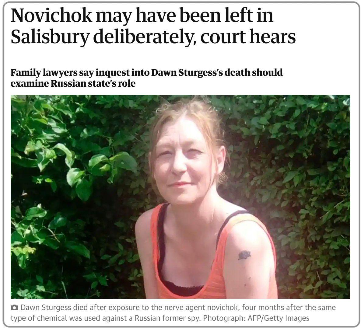 Guardian on Dawn Sturgess