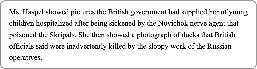 Excerpt from New York Times