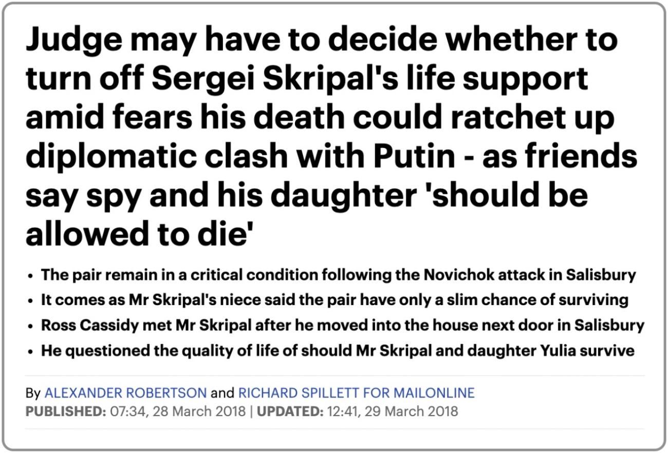 Skripal life support