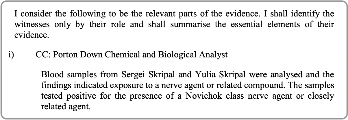 Excerpt from ruling