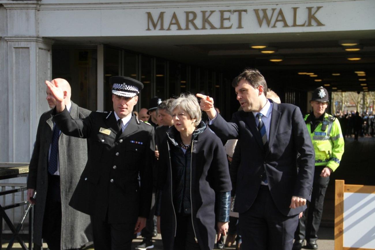 Theresa May visit