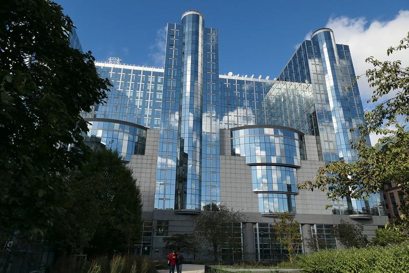 Part of the European Parliament's Brussels building