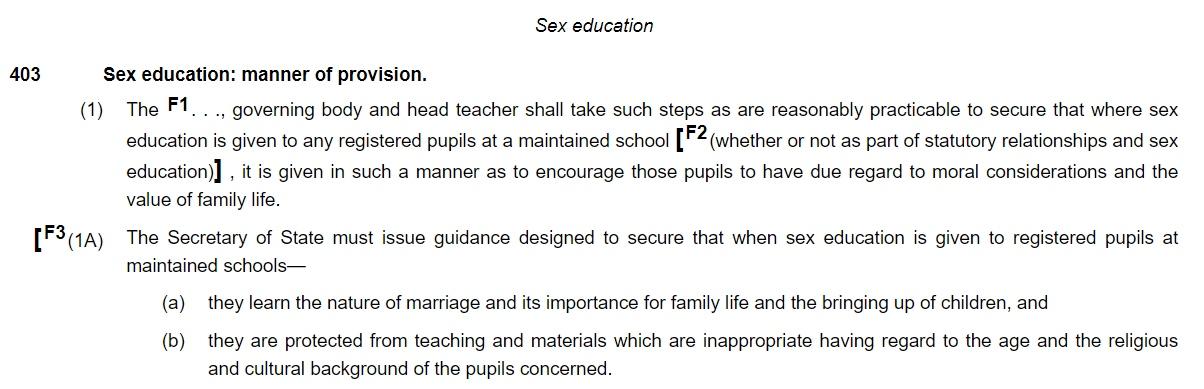 Sex education