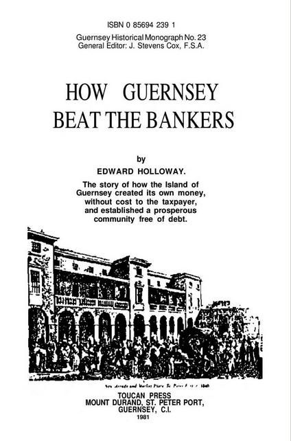 Book Cover for "How Guernsey Beat the Bankers"