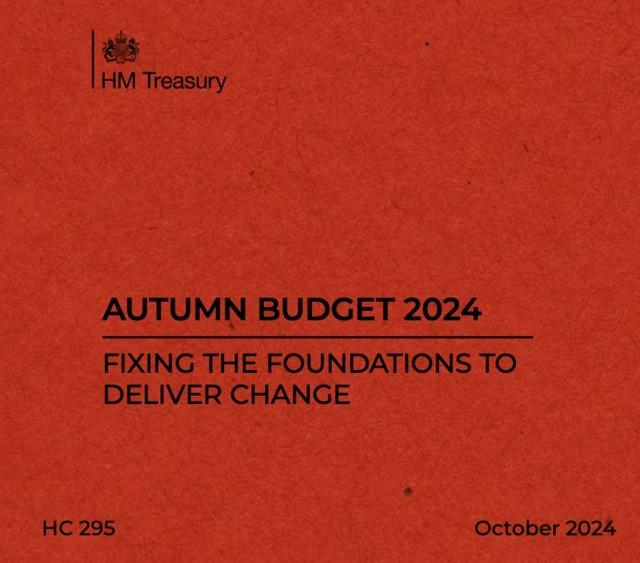 Autumn Budget 2024