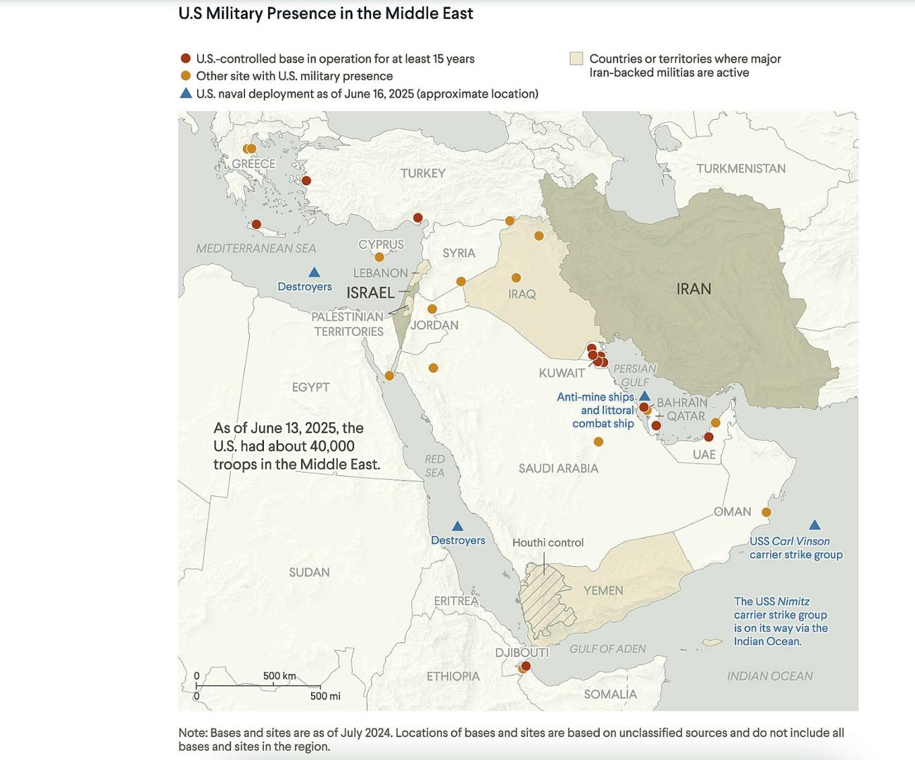 Council on Foreign Relations map of US bases threatening Iran's borders