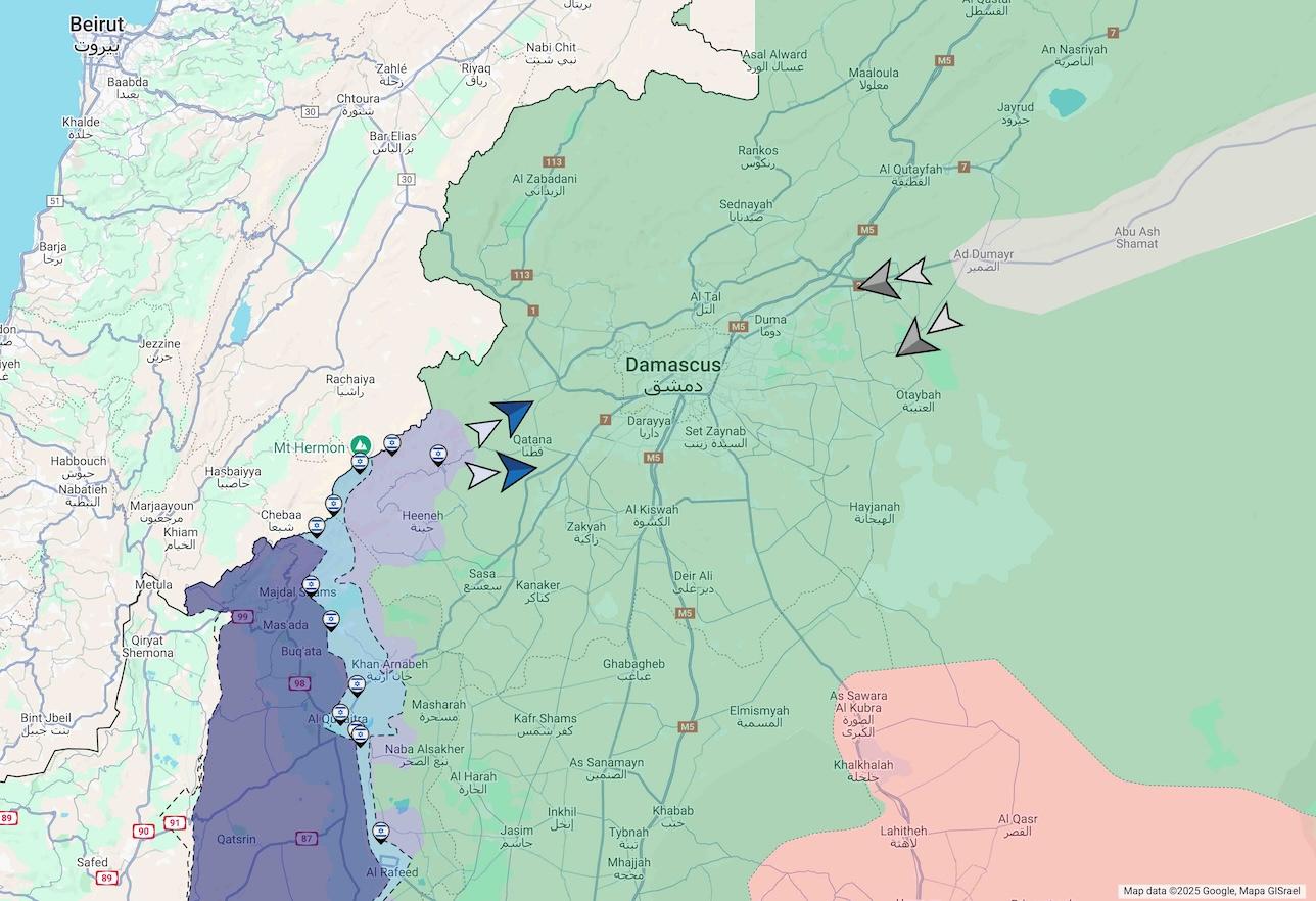 Ring fencing Damascus map
