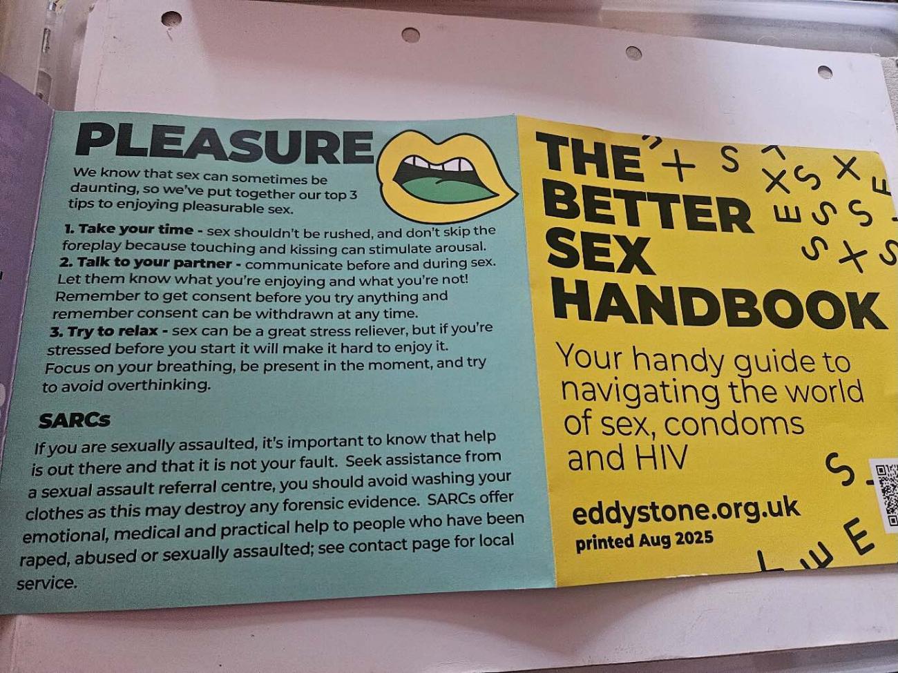 Eddystone Trust leaflet