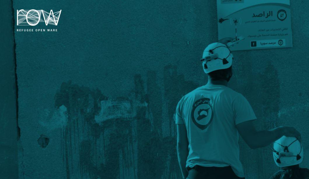 ROW supporting Hala Systems/White Helmets - photo: ROW website.
